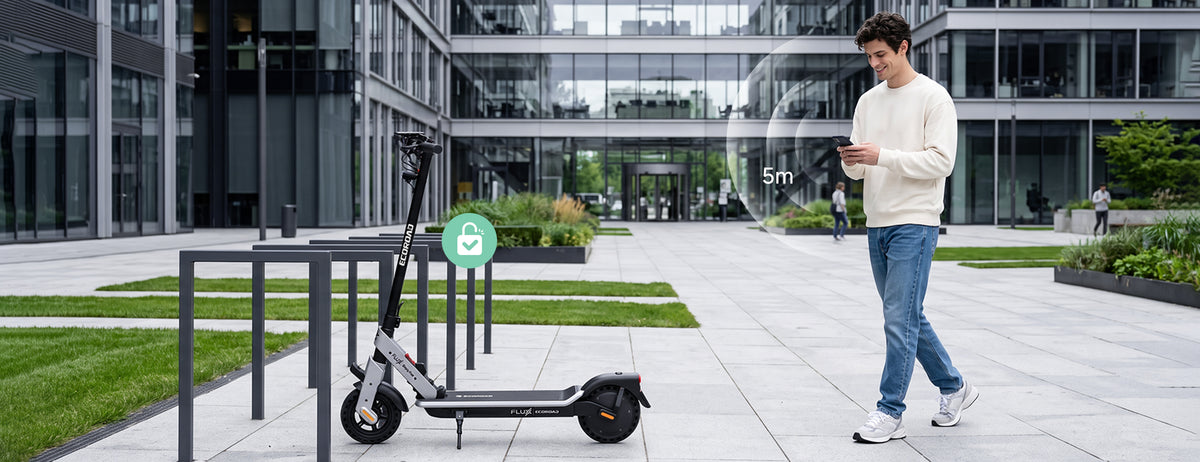 Electric scooter smart anti-theft feature