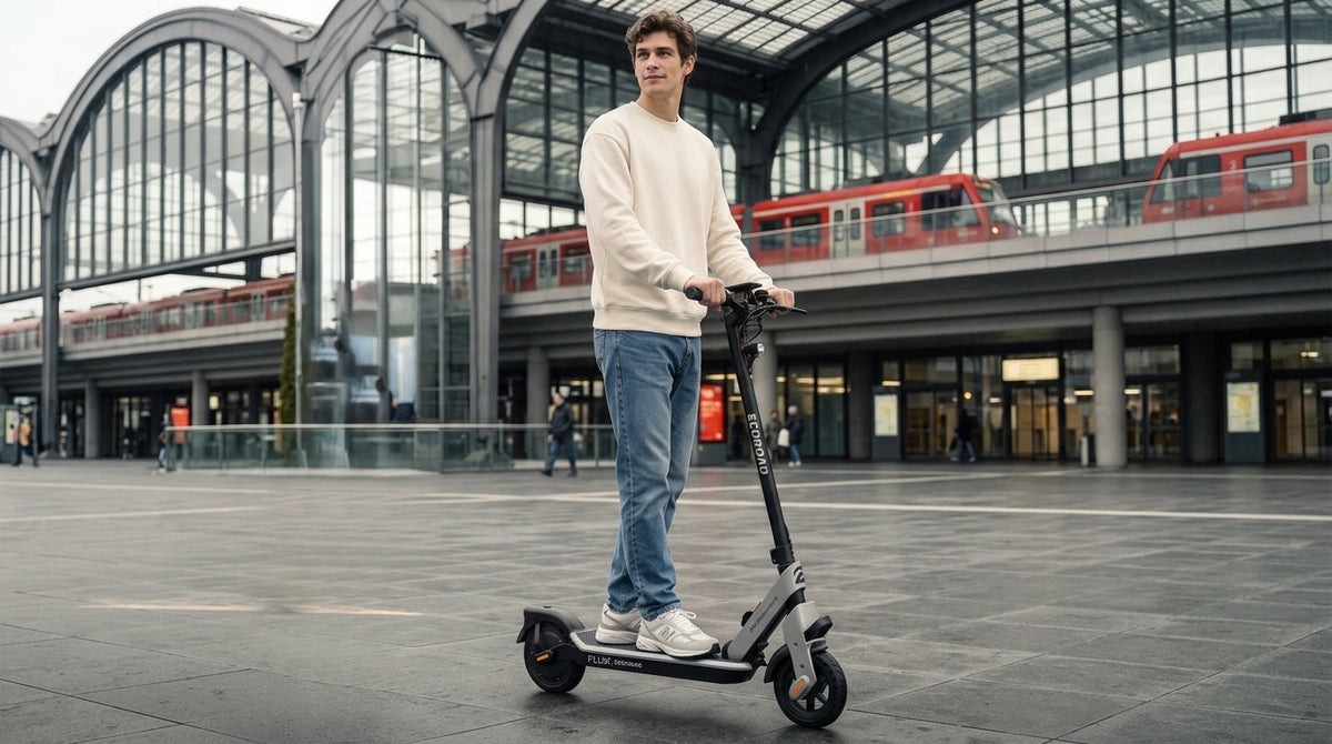 A day with an electric scooter