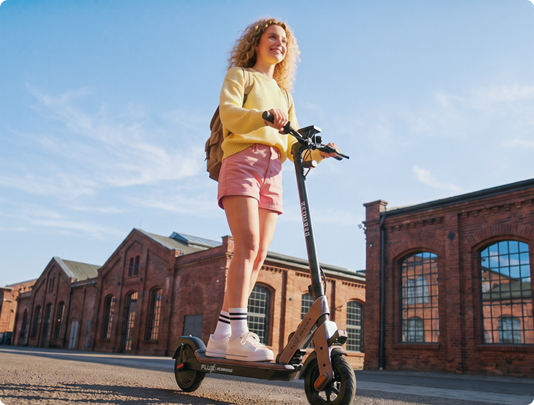 Electric scooter lifestyle image