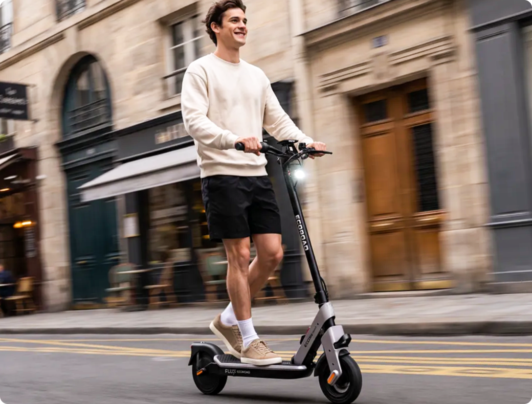 Electric scooter lifestyle image