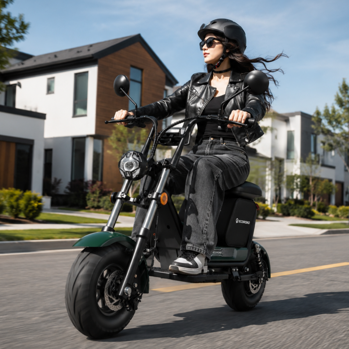 CT1 Retro Chopper Electric Scooter